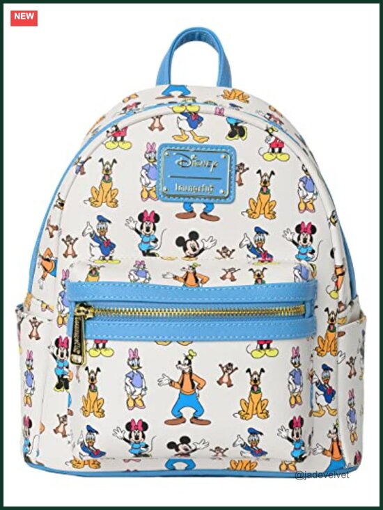 Loungefly Disney Mickey Mouse Backpack Faux Leather